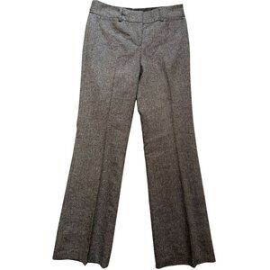 Dalia Collection Women's Wool Dress Pants Flat Front Sz 2 Light Brown